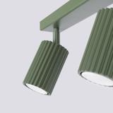 Sollux Plafon KARBON 2 zielony oliwkowy SL.1618