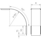 DBV 500 F, POKRYWA LUKU PIONOWEGO 90