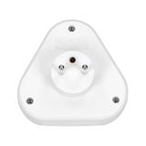 Rozgałęźnik 3x2P+Z, biały OR-AE-13178 ORNO