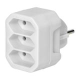 Rozgałęźnik 3x2P euro biały 20 sztuk OR-AE-13278/W/20 ORNO