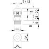 V-TEC, DŁAWIKI KABLOWY, PG13.5