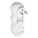 Rozgałęźnik bałwanek 3x2P+Z wtyczka górna biały OR-AE-13252 ORNO