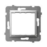 ARIA Adapter podtynkowy systemu 45 do serii Aria kolor srebro AP45-1U/m/18 OSPEL