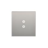 Simon 54 Touch Panel dotykowy S54 Touch 1 moduł 2 pola dotykowe pionowe srebrna mgła DSTR13/71 KONTAKT