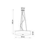 Sollux Żyrandol SKALA 60 czarny SL.0800