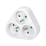 Rozgałęźnik 3x2P+Z biały OR-AE-13178 ORNO