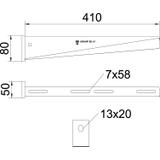 AW 30/41, WSPORNIK WIESZAKOWY U 410MM FT