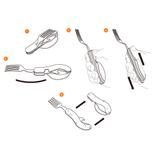 Scyzoryk biwakowy, pomarańczowy