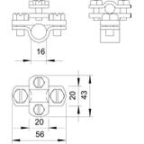 108/B DIN, ZACISKI PRĘTOWE 8-10/16 OG.OC