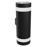 TORRE RING 18W CCT 230V IP54 99x78x240MM CZARNY OKRĄGŁA ELEWACYJNA