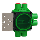 Multifix, puszka 1M, 12-27 mm, 6 wejść + wspornik montażowy
