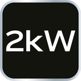 Nagrzewnica elektryczna 2kW przemysł, regulacja ustawienia, IPX4