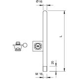 101/A-L DIN, ZWODY PR.16 MM Z GWINT.I ŁAP.1M