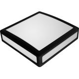 Oprawa oświetleniowa ERIS LED czarny pierścień, klosz mleczny b.neutralny 13W, czujnik ruchu