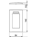AR45-BSF2 SWGR, Ramka Modul 45, podwójna
