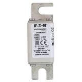 200A 690V aR 00/80 SQ. BODY IND. FUSE Wkładka szybka 200A AC 690V DIN 00 30x51x100 mm aR, 170M2617 E