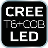 Latarka akumulatorowa USB 800 lm 2 w 1 CREE T6 LED