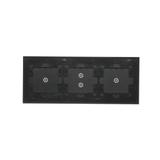 Simon 54 Touch Panel dotykowy S54 Touch 3 moduły 1 pole dotykowe + 2 pola dotykowe pionowe + 1 pole dotykowe zastygła lawa DSTR3131/73 KONTAKT