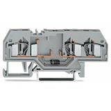 złączka diodowa 3-przewodowa 4 mm2 szara /50szt./ WAGO