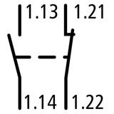 AZ-XHI11 Styk pomocniczy do serii wyłączników nadprądowych AZ 1zw + 1rozw szer. 0,5 MU 212067 EATON