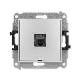 ICON Mechanizm gniazda komputerowego pojedynczego 1xRJ45, kat. 7, ekranowany, 8-stykowy, bez pola op