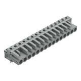 MCS-MIDI Classic gniazdo kątowe 15-bieg. szare raster 5 mm /25szt./ WAGO