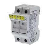 2P 10x38MFH30A1000Vdc gPV with indicator Podstawa wkładki cylindrycznej 10x38 gPV 2P 32A 1000VDC wsk