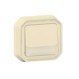 NOWE PLEXO - PRZY. NO/NC PODŚWI. Z UCHWYT ETY. PODTYNK. 10A- 250V PIASKOWY 069829L LEGRAND