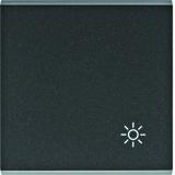 lumina Klawisz z symbolem „Światło” czarny WL6023 HAGER