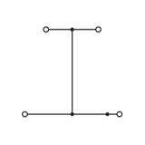 złączka dwupiętrowa 4-przewodowa 1,5 mm2 szara