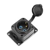 Rozgałęźnik bryzgoszczelny i odporny na uderzenia IP44 1 gniazdo 16A 230V AC gumowy uniep OR-AE-1316