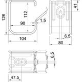 2031 M 70 VA, OBEJMY OBO GRIP 2031/70 V2A