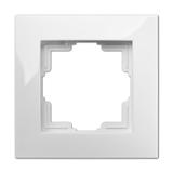 Ramka CARLA 1x IP44 biała