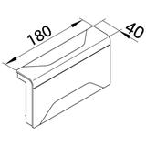 tehalit.SL Element T 20x80 czarny SL2008089011 HAGER