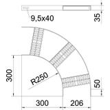SLZB L 90 200 A2 Łuk 90°