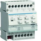 KNX e/s Elektroniczny sterownik grzewczy 6-kanałowy, 24/230 V AC KNX secure