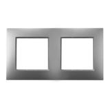 ARIA Ramka podwójna - kolor srebro