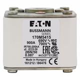 FUSE 900A 690V 2BN/50 AR UC Wkładka szybka 900A AC 690V rozmiar 2 61x77x51 mm aR IEC UL w 170M5415 E