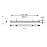 Oprawa hermetyczna Coreline WT120C G2 43W 5500lm IP65 3000K barwa ciepła LED55S/830 PSU 150cm 5 lat 9,11402E+11 PHILIPS