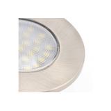 ZESTAW LEDOWY BARRI PLUS, 3X OPRAWA OKRĄGŁA WPUSZCZANA 27 LED 3528SMD, ZIMNY BIAŁY, 230V, 1.5W