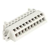 Gniazdo MCS‑MIDI Classic kątowe 10‑biegunowe jasnoszare raster 5mm 721‑310/031‑000 /25szt./ WAGO