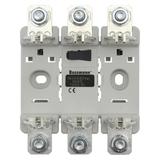 Triple Integral Base NH00 CE podstawa NH000/00 3P 160A mont. szyna DIN i śruby podwójny styk TD00-DI