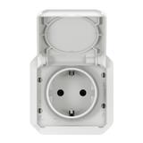 NOWE PLEXO - GN. SCHUKO 2P+Z ZACISKI AUTO MECHANIZM 16 A-250V BIAŁE 069640L LEGRAND