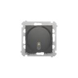 Simon 54 Dzwonek elektroniczny 8–12 V czarny DDT1.01/49 KONTAKT