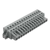 Gniazdo MCS‑MIDI Classic 15‑biegunowe szare raster 5mm 231‑115/031‑000 /25szt./ WAGO