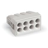 złączka instalacyjna 8-torowa Eexe jasnoszara