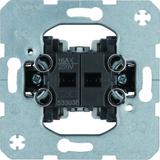 BERKER one.platform Łącznik 2-klawiszowy seryjny (świecznikowy) mechanizm samozaciski 533035 HAGER