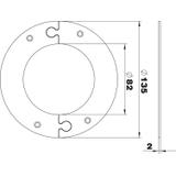 WAG140100RRW, ŚLEPA Pokrywa
