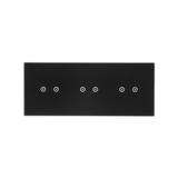 Simon 54 Touch Panel dotykowy S54 Touch 3 moduły 2 pola dotykowe poziome + 2 pola dotykowe poziome + 2 pola dotykowe poziome zastygła lawa DSTR3222/73 KONTAKT
