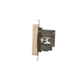 Simon 55 Ładowarka USB C+A 30W 230V szampański mat TEC2CAQ.01/144 KONTAKT
